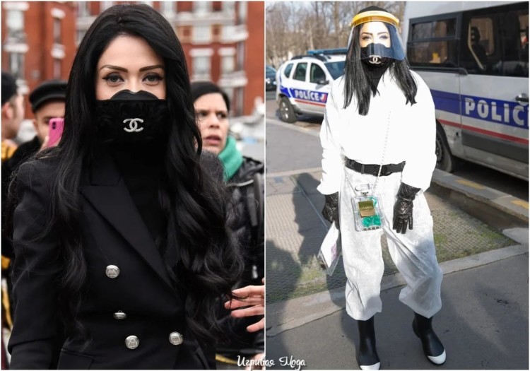 Брендова маска з логотипом Шанель